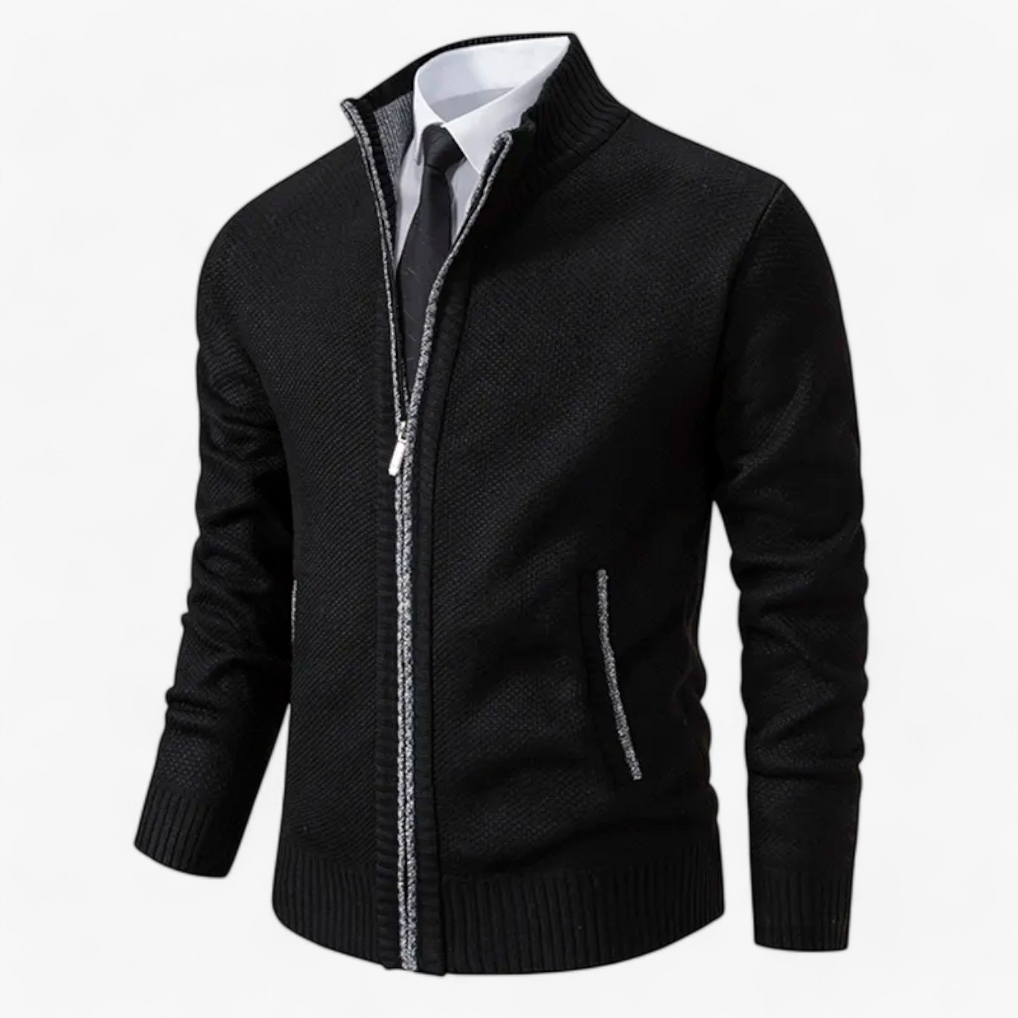 Giacca Chic per Uomini - Eleganza Senza Tempo per Ogni Occasione Uomo - Nero - chic eleganza giacca giacca chic Heren men's sweater MÄNNER occasione ogni Pullover & Jacken tempo Tops - Concept Palermo
