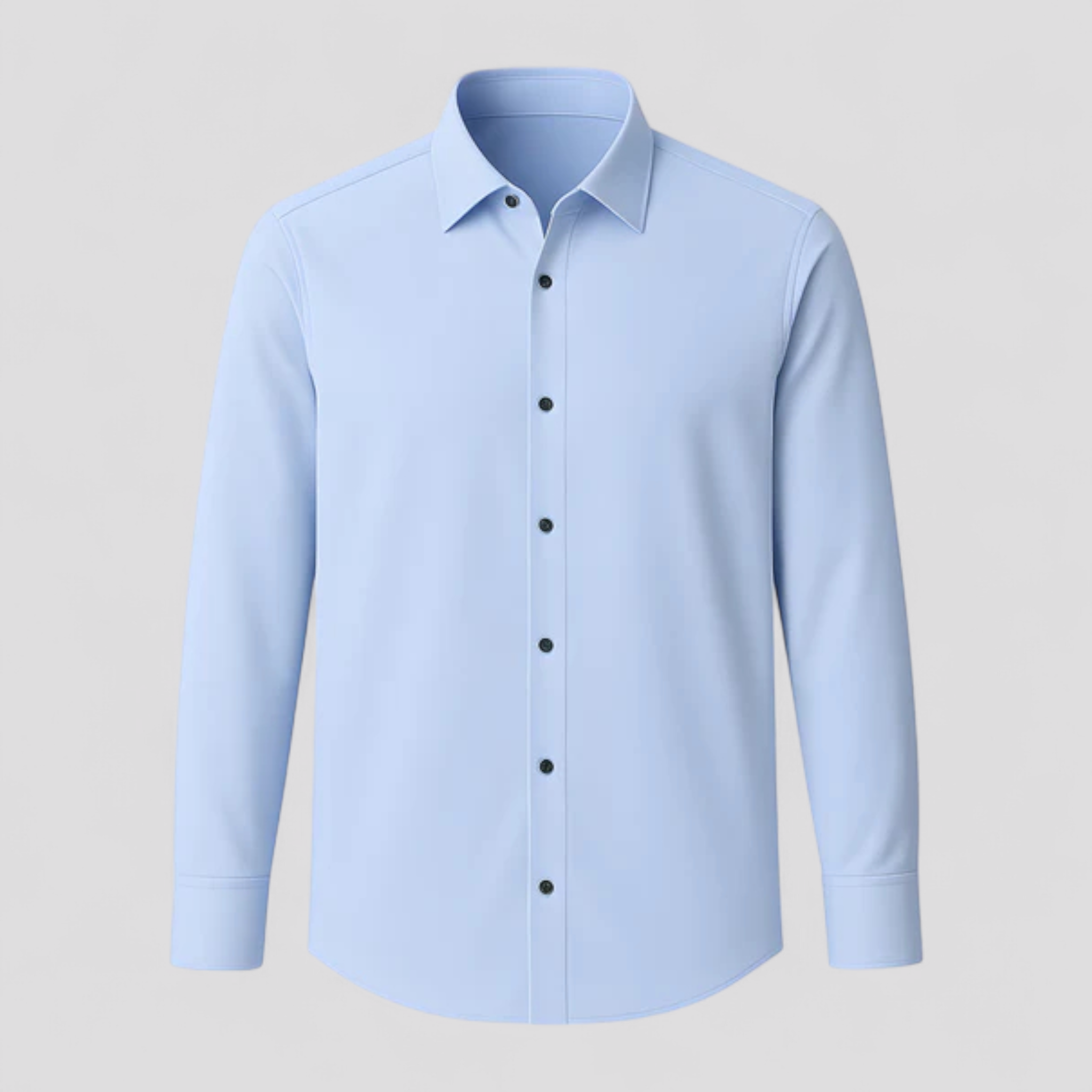 Camicia da ufficio flessibile: linee pulite con flessibilità integrata Uomo - Azzurro chiaro - 10/6/2024 camicia camicia ufficio clothing flessibile flessibilità integrata linee men's top clothes pulite tshirts - Concept Palermo
