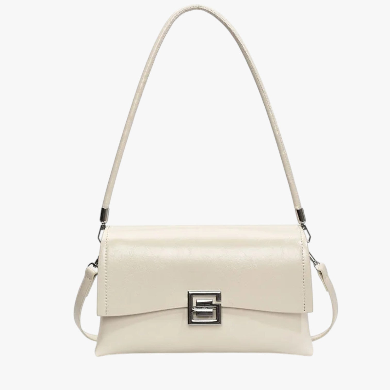 Borsa a conchiglia - con una finitura per un tocco raffinato - Bianco - Bags borsa borsa conchiglia conchiglia finitura raffinato tocco women bags Women's handbags - Concept Palermo