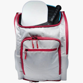 Zaino grande per pickleball con scomparto scarpe e porta racchette Uomo - Bianco - Backpack bags Linen Men outdoor backpack outdoor backpacks pickleball porta racchette scarpe scomparto uomo zaino - Concept Palermo