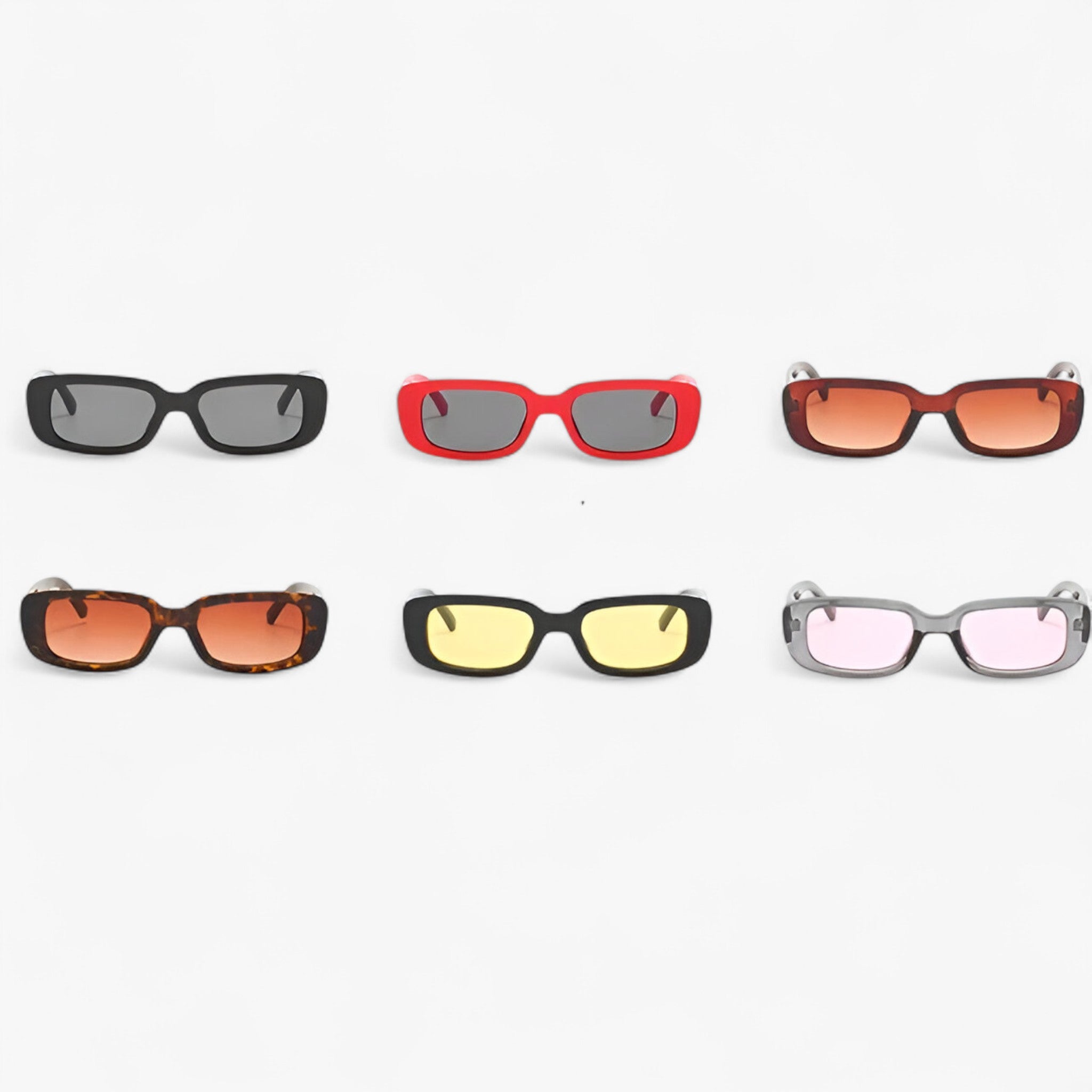 Occhiali da sole rettangolari retrò unisex con lenti nere Uomo - - Fashion Sunglasses lenti mens sunglasses nere occhiali occhiali sole Polarized man sunglasses polarized sunglasses women retr rettangolari sole sun glasses Sun protection Sunglasses sunglasses polarized men - Concept Palermo