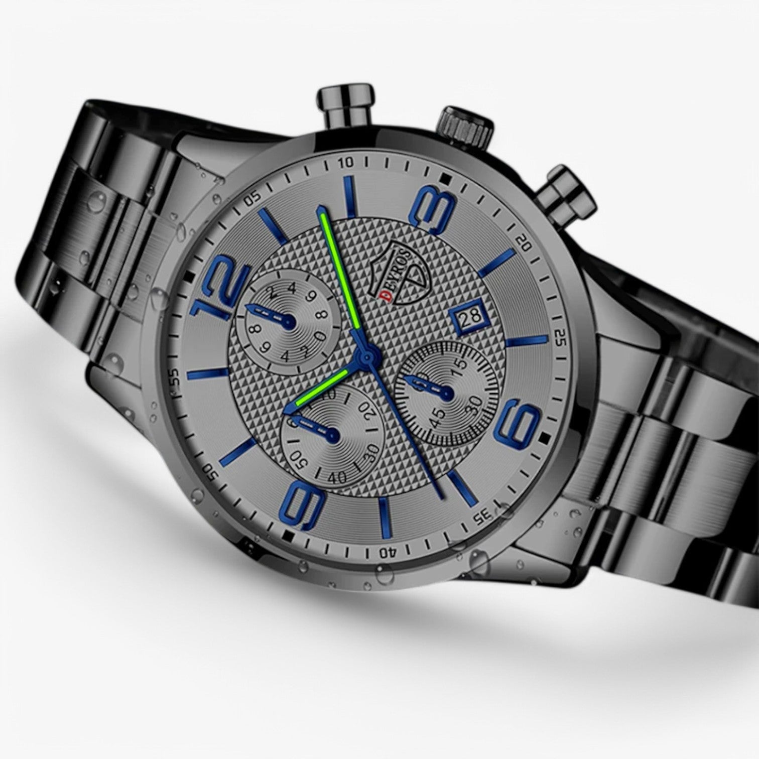 Orologio da Uomo in Acciaio Inossidabile con Funzione Luminosa - - acciaio funzione inossidabile luminosa mens accessory orologio orologio uomo uomo watch for men watches - Concept Palermo