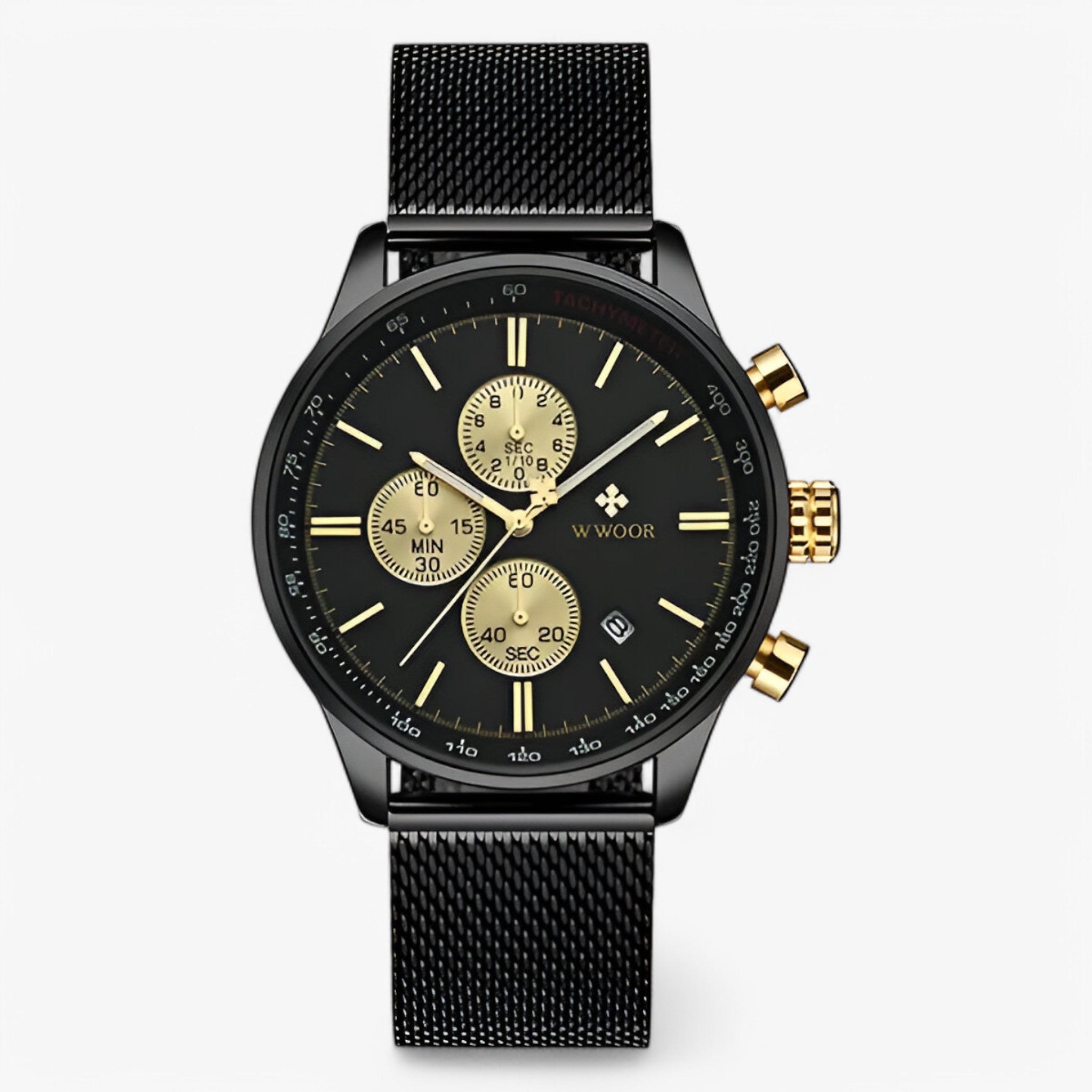 Orologio Sportivo di Lusso - nero oro - accessoires horloges orologio orologio sportivo sport sportivo watches - Concept Palermo
