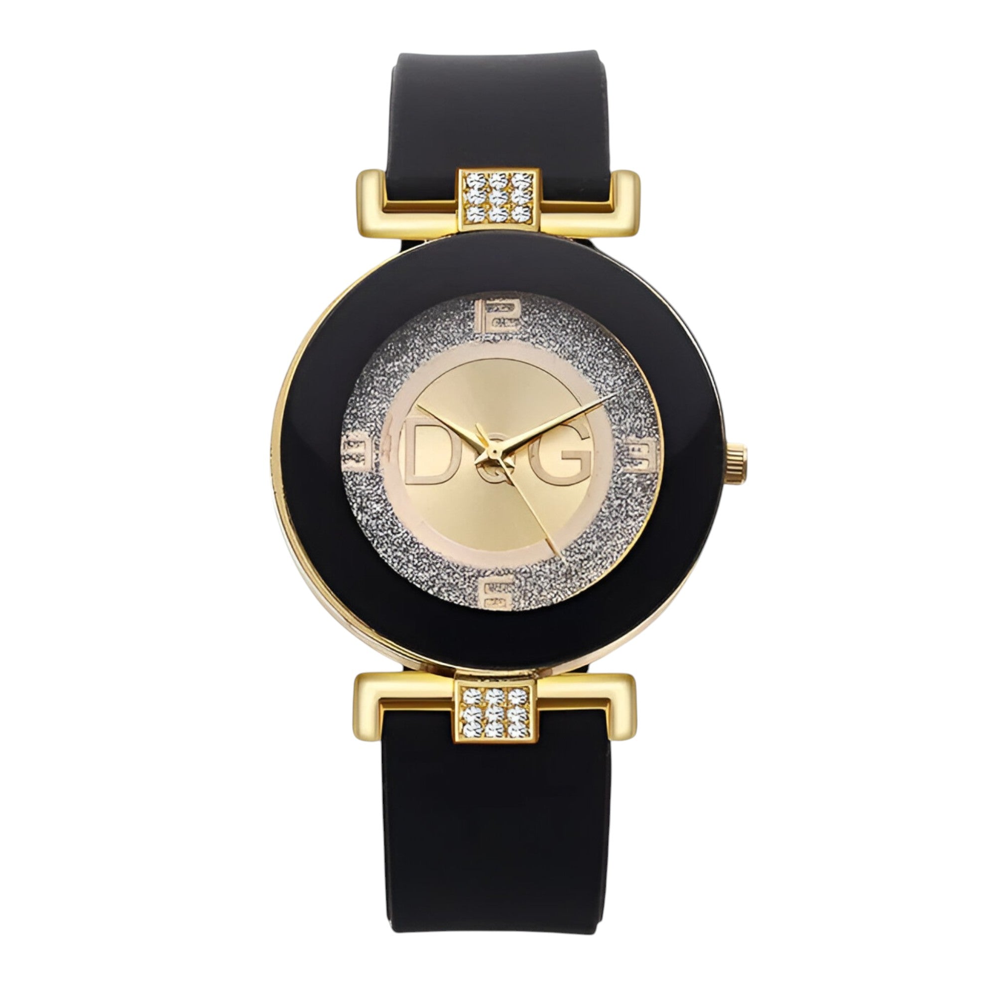 Orologio Donna al Quarzo Minimalista con Cinturino in Silicone Morbido - Vari Colori - nera - cinturino donna female watch minimalista orologio orologio donna quarzo silicone watch for women watches - Concept Palermo