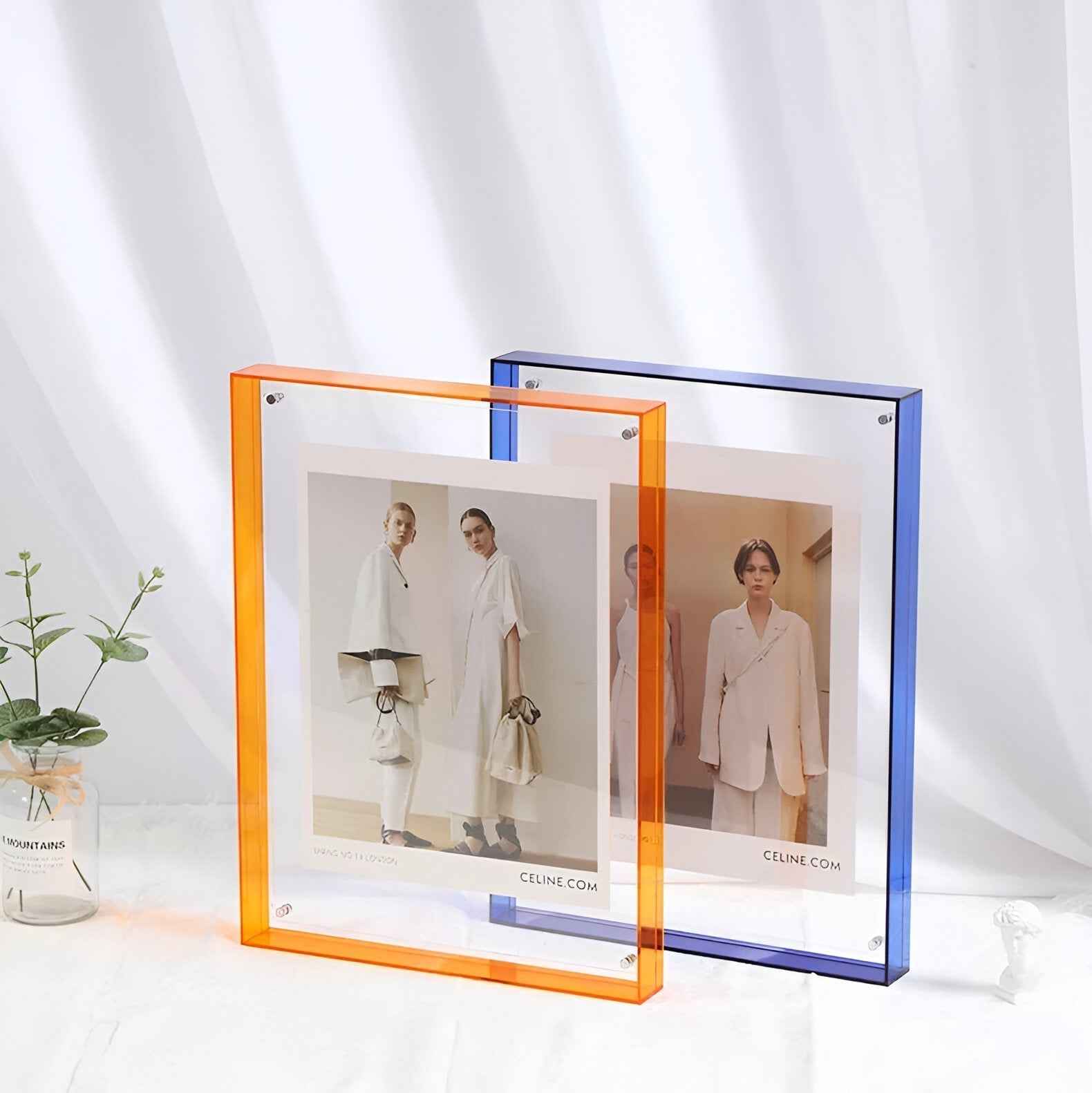 Pinza foto in acrilico trasparente – Design moderno e minimalista
