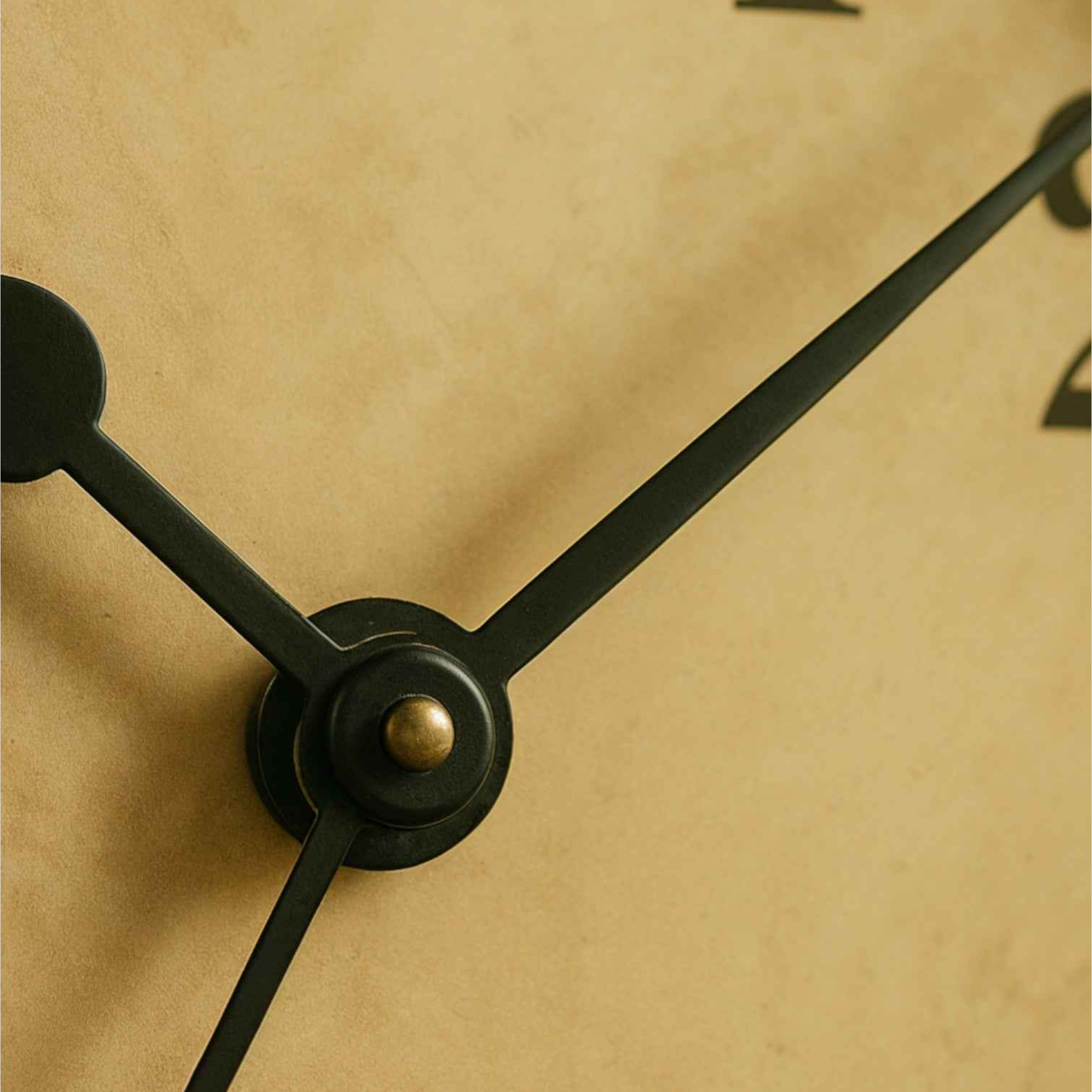Orologio da Parete XL Silenzioso - Quartz, Design Moderno Nero & Argento per Soggiorno/Cucina