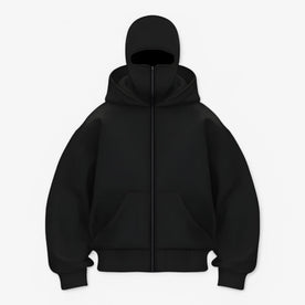 Balaclava Uomo in Pile con Zip Intera, Scaldacollo Termico per Moto Sci Ciclismo - Nero - balaclava balaclava fleece fleece intera Linen men men's coats & jackets Solid uomo - Concept Palermo