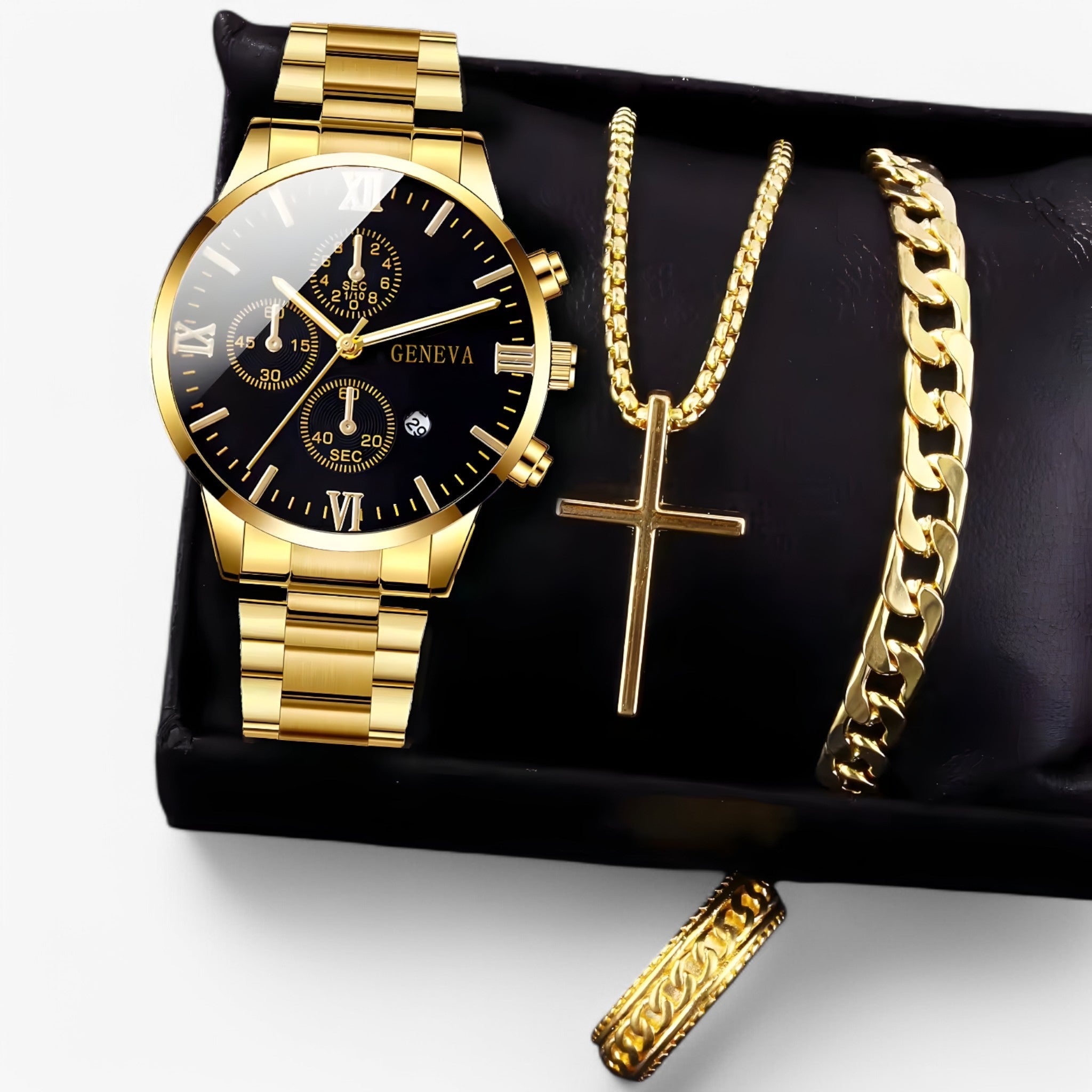 Set di Orecchini e Gioielli Oro Donna - - donna gioielli jerry | set elegante di orecchini e gioielli - €25 orecchini orecchini gioielli - Concept Palermo