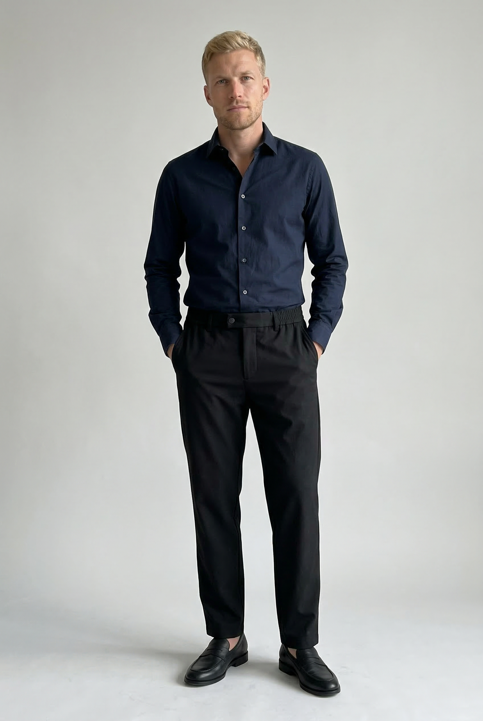 Pantaloni jogger in misto lana strutturati - Il comfort moderno incontra lo stile sartoriale Uomo - - comfort incontra jogger lana Men Casual & Sports Pants men's summer pants misto pantaloni pantaloni jogger pants pants for men - Concept Palermo