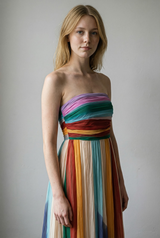 Zomerse damesjurk van licht katoen, multicolor S-XL - Zacht en ademend