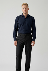 Structuur Wolmix Jogger Broek - Modern Comfort Ontmoet Tailored Stijl voor Heren