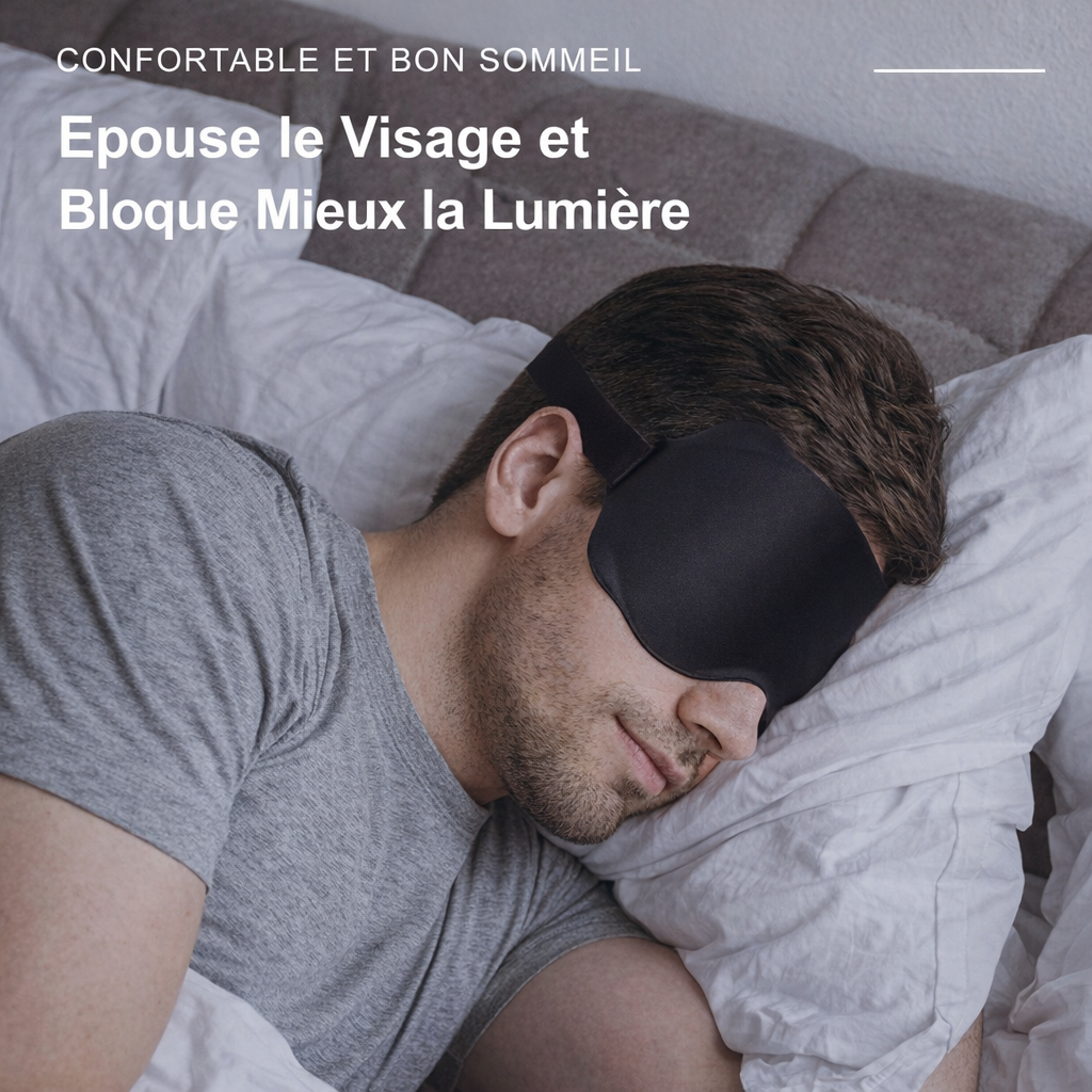 Maschera per dormire 3D regolabile: comfort anti-luce per uomini e donne - - accessoires sommeil aide au sommeil ajustable bloque lumière confort sommeil cross-from-marche-lino-15850700341597 masque masque 3D masque de sommeil masque respirant masque sommeil masque voyage masque yeux masques de sommeil New-google sieste sommeil - Concept Palermo