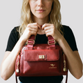 Eleganza e praticità per tutti i giorni – Borsa multitasche in pelle PU Donna