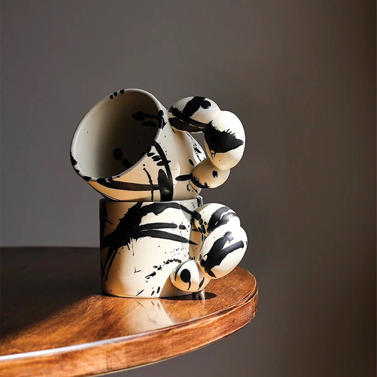 Keramikkrus Livlig Splash Ink Design Artistico Eccezionale, Durevole e per Amanti del Caffè e del Tè Uomo - - amanti artistico caffè Decor design eccezionale home & garden keramikkrus keramikkrus livlig Kitchen Mug Tableware - Concept Palermo