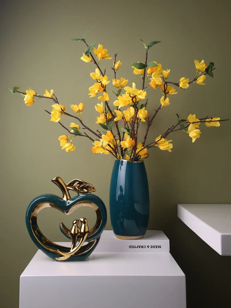 Mela Glassata - Decorazione in Ceramica a Forma di Mela Uomo - - ceramica Decoration decorazione forma glassata home home & garden mela mela glassata uomo Vases - Concept Palermo