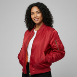 Klassische Bomberjacke mit Utility-Details