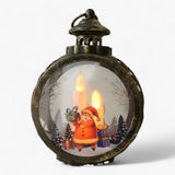 Buitenlamp kerst sneeuwpop