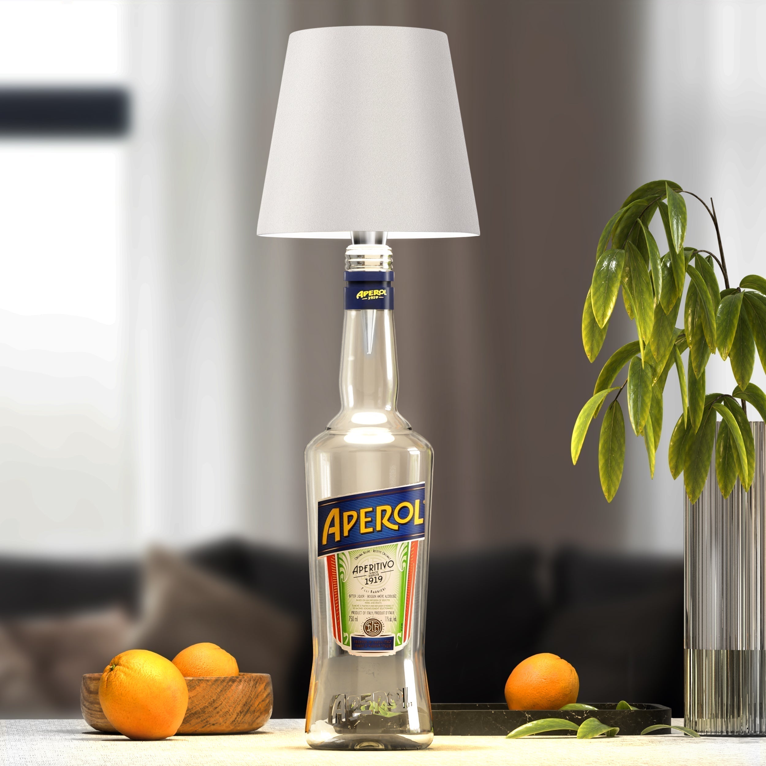 ARIA - Lampada Senza Fili a Forma di Bottiglia - Illuminazione Portatile - - aria bottiglia fili forma home & garden illuminazione lampada P2 portatile - Concept Palermo