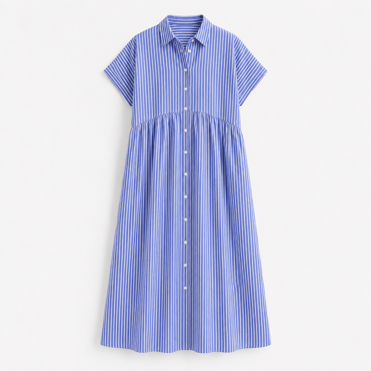 Leggera e Leggera Vestito Estivo da Donna – Comfort nel Design Scandinavo - Blauw - ademende stof casual jurk comfort comfortabele jurk design donna dresses estivo leggera leggera leggera lichte jurk scandinavo zomerjurk - Concept Palermo