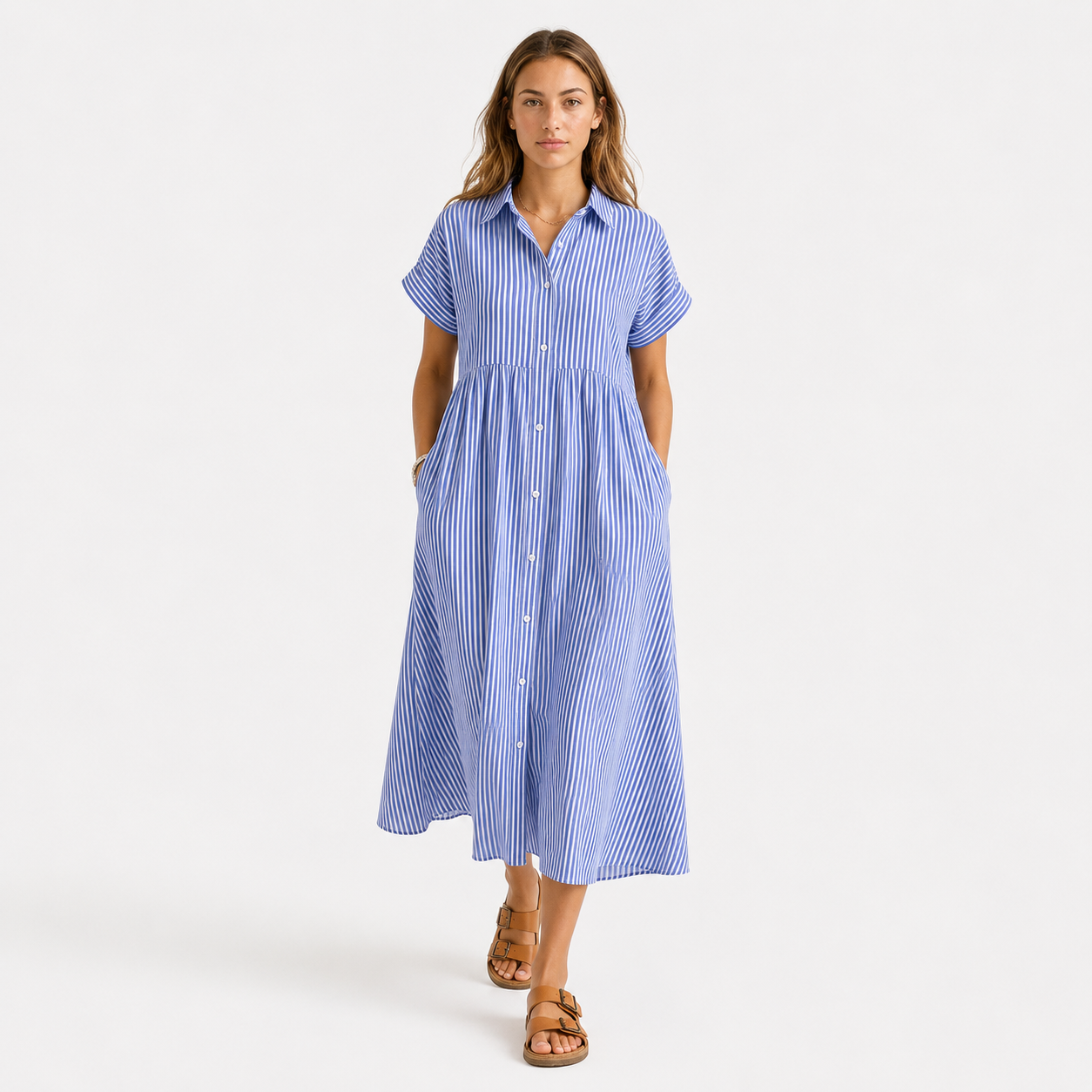 Leggera e Leggera Vestito Estivo da Donna – Comfort nel Design Scandinavo - - ademende stof casual jurk comfort comfortabele jurk design donna dresses estivo leggera leggera leggera lichte jurk scandinavo zomerjurk - Concept Palermo