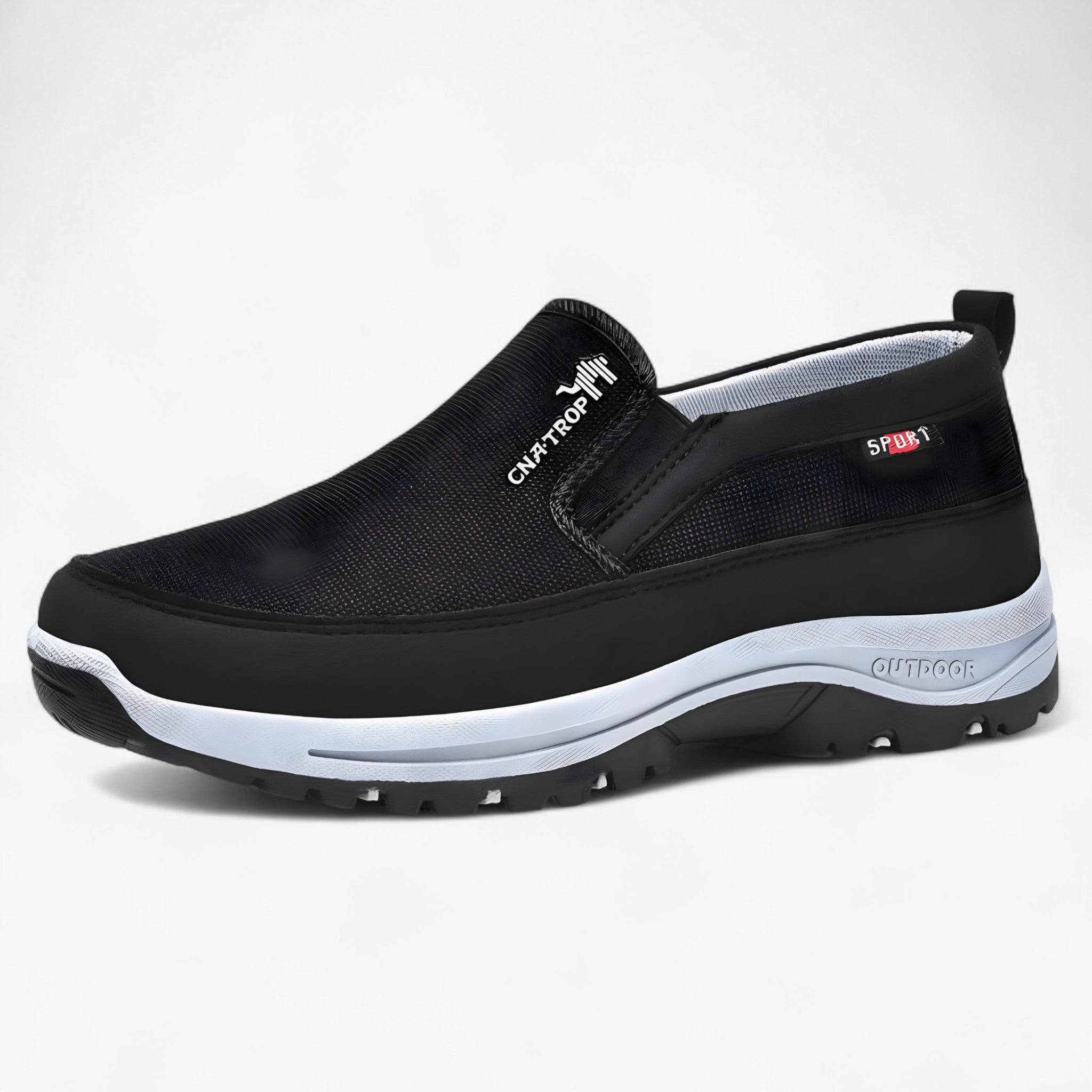 Scarpe Ortopediche Uomo Comfort Estremo, Antiscivolo, Ideali per Camminare - Nero - comfort men ortopediche scarpe scarpe ortopediche shoes ultimo uomo - Concept Palermo