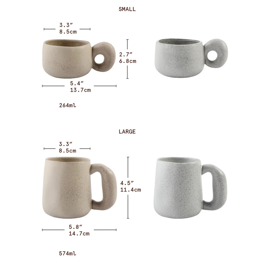 Bicchieri in Ceramica con Pietre Louv Fatto a Mano Unici - - bicchieri bicchieri ceramica ceramica Ceramics fatto home & garden Kitchen louv mano pietre - Concept Palermo
