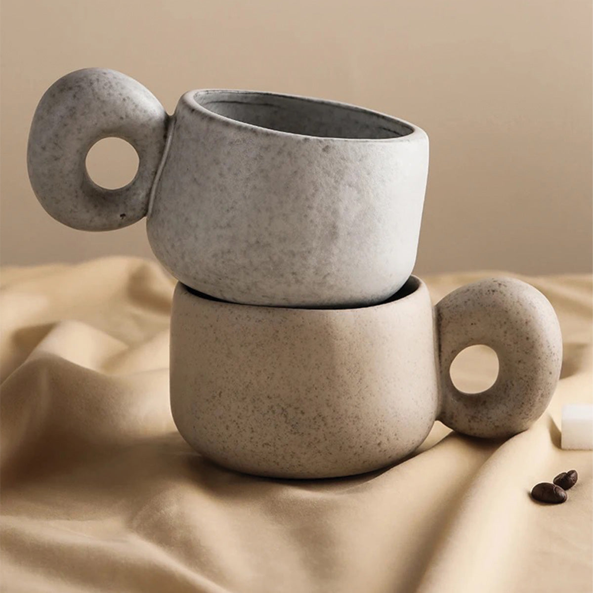 Bicchieri in Ceramica con Pietre Louv Fatto a Mano Unici - - bicchieri bicchieri ceramica ceramica Ceramics fatto home & garden Kitchen louv mano pietre - Concept Palermo