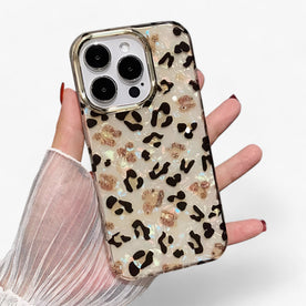 Copri auricolari Aurora Leopard Shell Uomo - 1 - Animal print auricolari aurora copri copri auricolari Fashion Phone Case gadgets leopard Linen Men phone case shell uomo - Concept Palermo