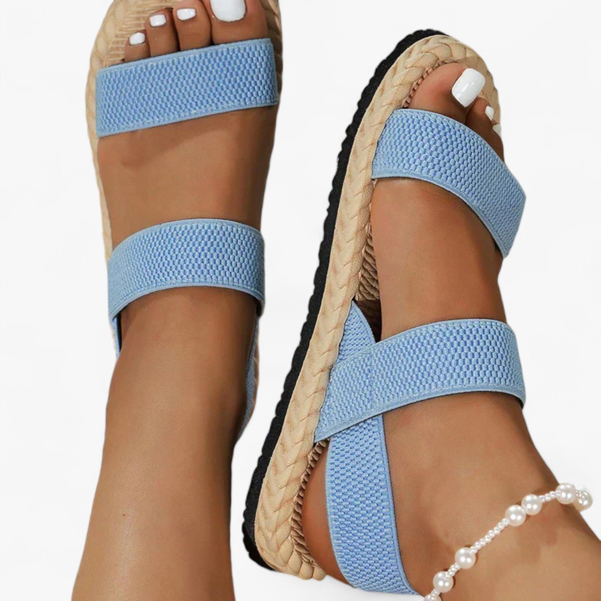 Mila - Sandali ortopedici - Sandali da donna - Blu 36.0 - donna mila ortopedici sandali sandals women sandals - Concept Palermo