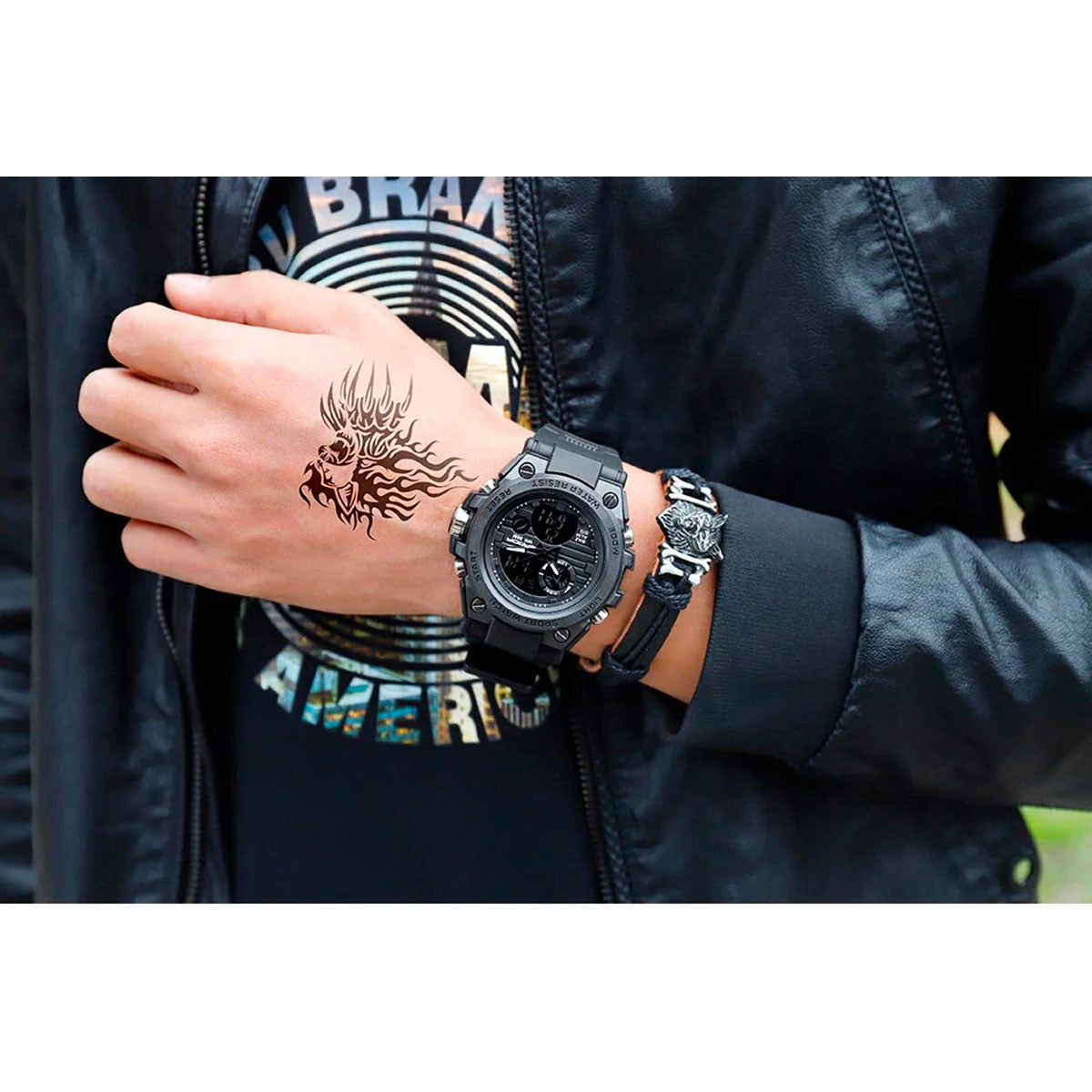 Orologio Cronografo Militare Uomo Impermeabile - Multifunzione Sportivo per Outdoor - - militare multifunzionale orologio orologio militare uomo watches - Concept Palermo