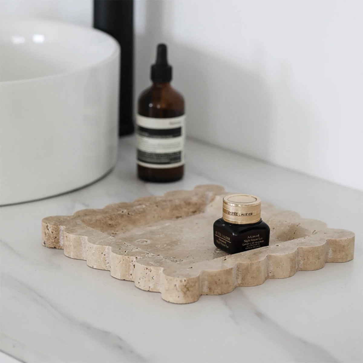 Marmorfade con Bordo Ondulato Collezione di Servizio in Pietra Uomo - - bordo collezione Decor home & garden Kitchen marmorfade marmorfade bordo ondulato pietra servizio - Concept Palermo
