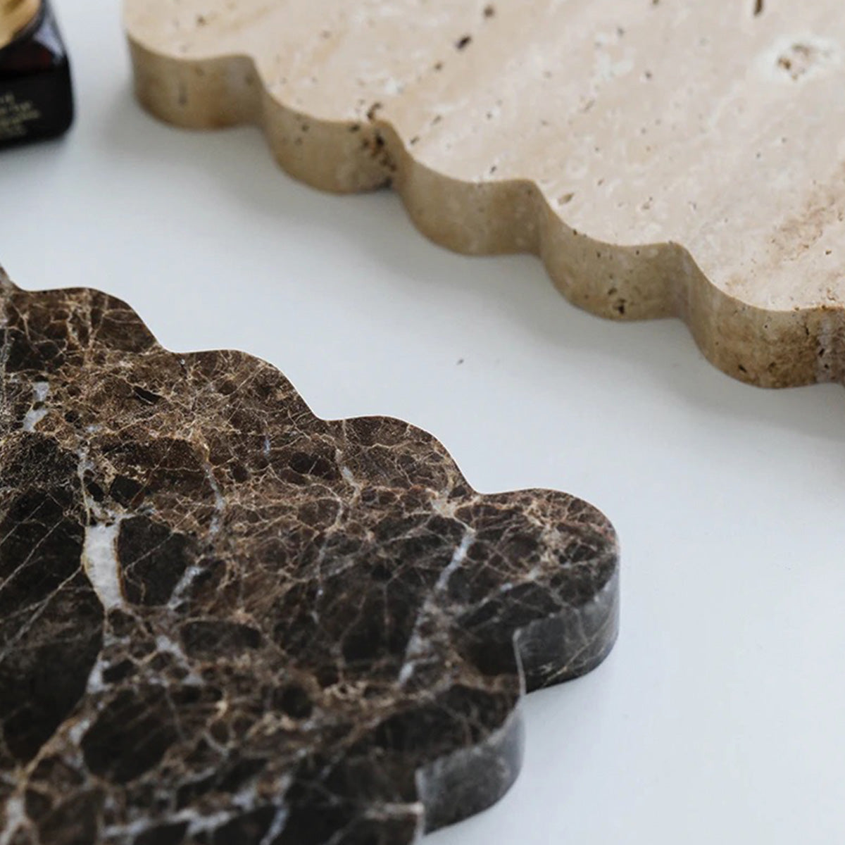 Marmorfade con Bordo Ondulato Collezione di Servizio in Pietra Uomo - - bordo collezione Decor home & garden Kitchen marmorfade marmorfade bordo ondulato pietra servizio - Concept Palermo