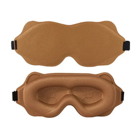 Maschera per dormire 3D regolabile: comfort anti-luce per uomini e donne - Marrone - accessoires sommeil aide au sommeil ajustable bloque lumière confort sommeil cross-from-marche-lino-15850700341597 Linen masque masque 3D masque de sommeil masque respirant masque sommeil masque voyage masque yeux masques de sommeil New-google sieste sommeil Unisex - Concept Palermo