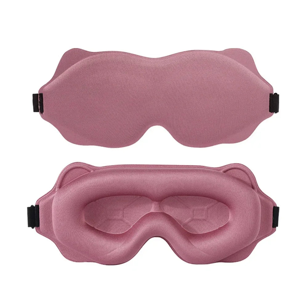 Maschera per dormire 3D regolabile: comfort anti-luce per uomini e donne - Rosa - accessoires sommeil aide au sommeil ajustable bloque lumière confort sommeil cross-from-marche-lino-15850700341597 masque masque 3D masque de sommeil masque respirant masque sommeil masque voyage masque yeux masques de sommeil New-google sieste sommeil - Concept Palermo