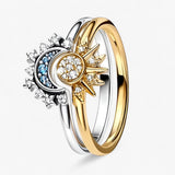 Kristallen ring - Geïnspireerd door de hemel, straalt op jou Mannen