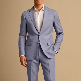 Abito Completo Uomo Slim Fit Elegante Estivo, Leggero Traspirante per Cerimonia - Grigio - abito uomo business suit completo slim fit due formal suit lightweight suit Linen Men men's tailored suit single-breasted blazer slim fit suit Solid Spring Summer spring summer suit tailored trousers two-piece suit wedding suit - Concept Palermo