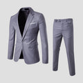 Abito Slim Fit da Uomo Leggero Due Pezzi per Matrimoni ed Eventi Formali