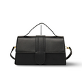Bolso de hombro de mujer lujo piel negra - Nueva moda 2024 elegante