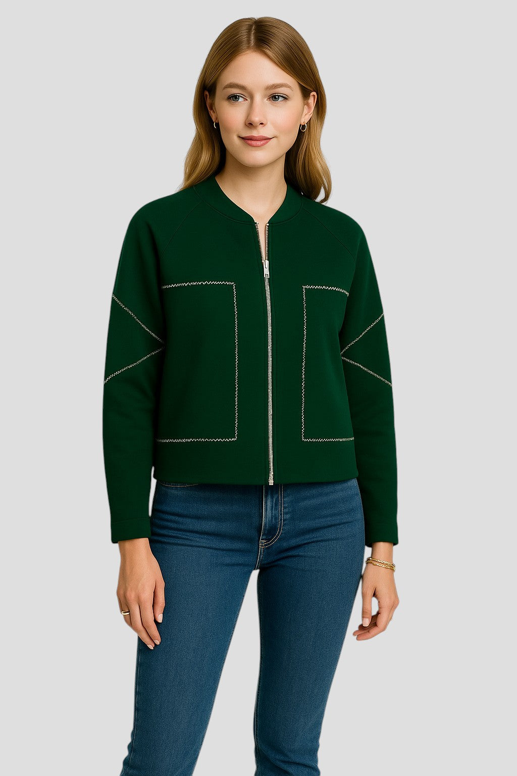 Giacca da Donna con Cerniera – Leggera e di Stile - - cerniera donna giacca giacca autunnale donna giacca casual donna giacca donna giacca donna con cerniera giacca elegante donna giacca leggera donna giacca pratica con zip giacche da donna leggera stile - Concept Palermo