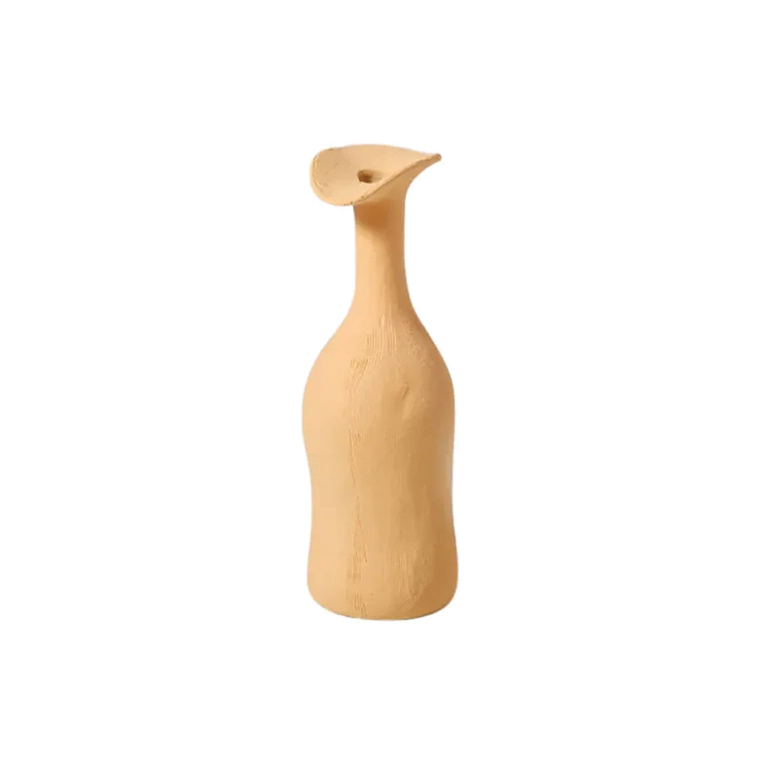Vaso in ceramica Morandi Accento di décor moderno e raffinato per la casa - Giallo - accento casa ceramica Ceramics Decor home & garden Kitchen morandi raffinato Vases vaso - Concept Palermo