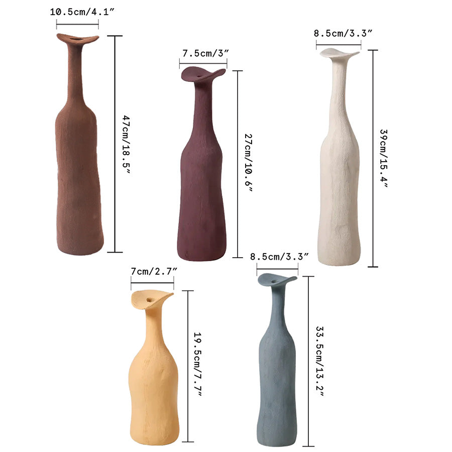 Vaso in ceramica Morandi Accento di décor moderno e raffinato per la casa - - accento casa ceramica Ceramics Decor home & garden Kitchen morandi raffinato Vases vaso - Concept Palermo