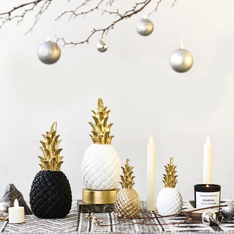 LumiPine - Ananas dorato Decorazione per la casa - - ananas casa Decor Decoration decorazione home home & garden home decor lumipine - Concept Palermo