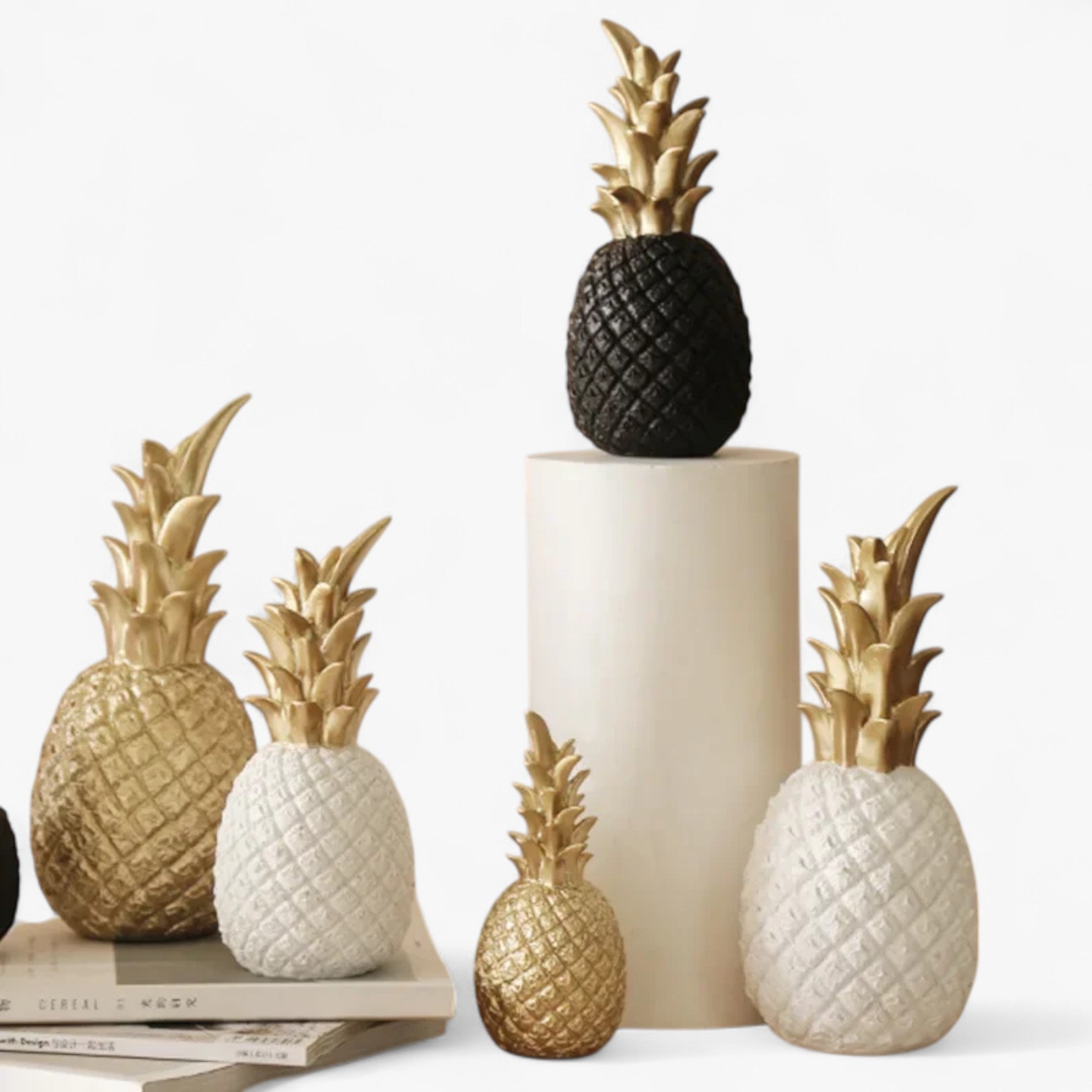 LumiPine - Ananas dorato Decorazione per la casa - - ananas casa Decor Decoration decorazione home home & garden home decor lumipine - Concept Palermo