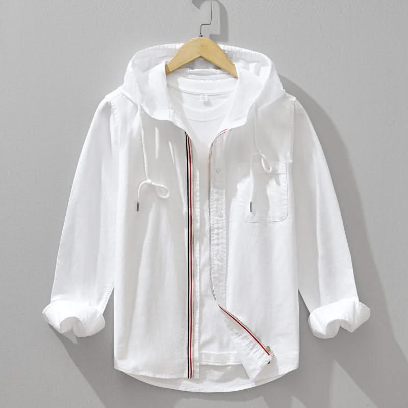 Maglia Cappuccio Misto Lino - Leggera, Traspirante Unisex