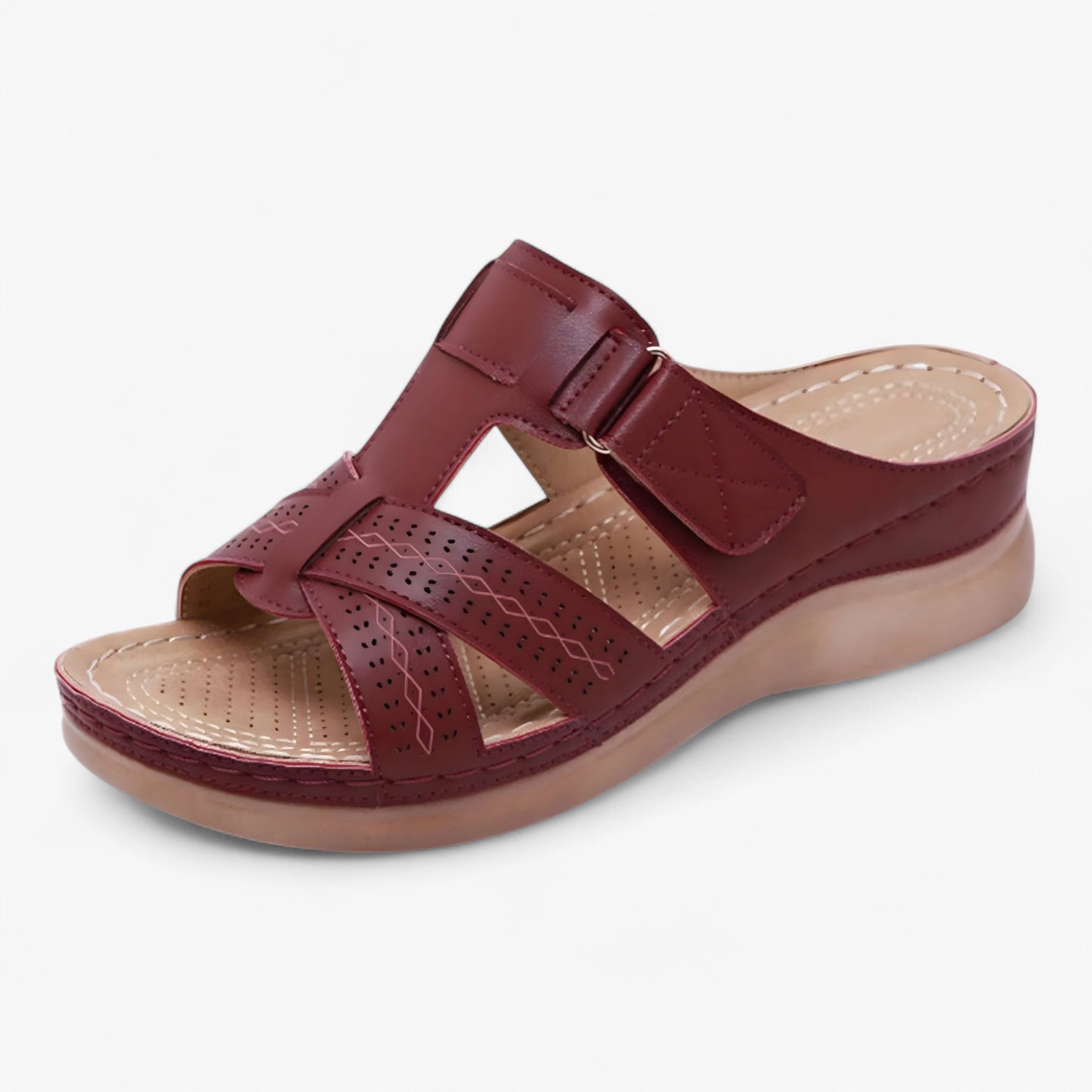 Sandali Donna Estivi Leggeri e Comodi in Pelle Sintetica Neri - Vari Colori Disponibili