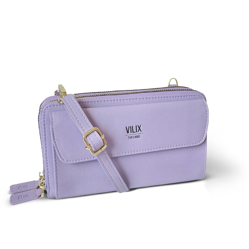 Custodia compatta per telefono - Viola - Bags compatta custodia custodia compatta pouch Shoulder Bags telefono wallets women bags - Concept Palermo