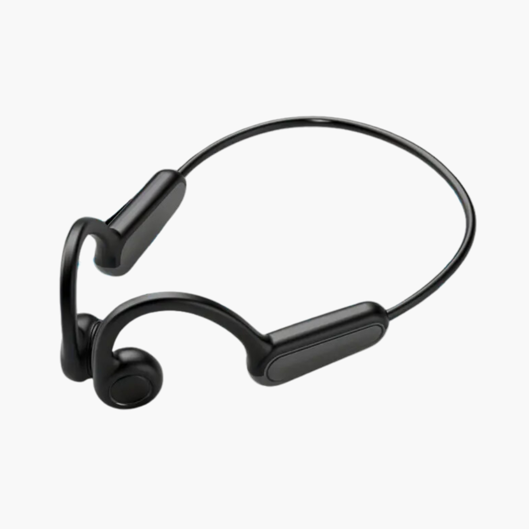 Cuffie a conduzione ossea - Sicurezza in bicicletta e durante la corsa - Nero - bicicletta Bluetooth Hoofdtelefoon Bone Conduction Botgeleiding conduzione corsa cuffie cuffie conduzione Draadloze Hoofdtelefoon durante fietsen gadgets Gehoorbescherming hardlopen headsets koptelefoon sporten oortjes sporten ossea Sport Hoofdtelefoon Waterdichte Hoofdtelefoon - Concept Palermo