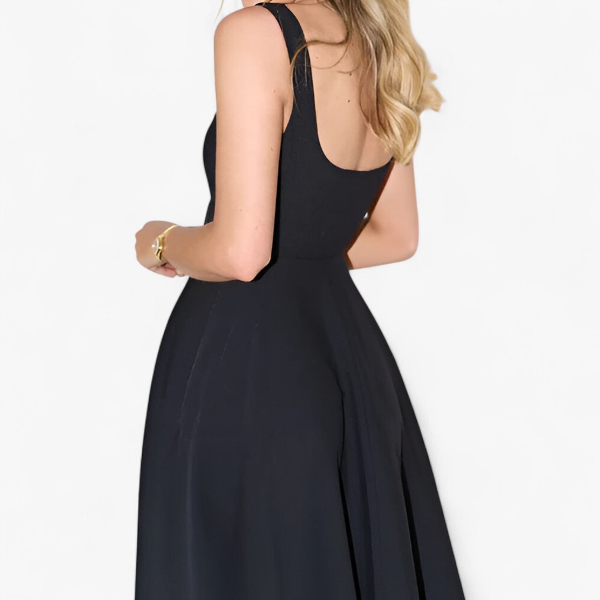 Vestito midi Donna - - bredde stropper kjole donna dresses elegant midi kjole farverig midi kjole feminine kjole figursyet kjole midi midirok moderne kjole design romantisk middag kjole sommerbryllup kjole stilfuld kjole vestito vestito midi - Concept Palermo
