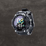 Smartwatch Militare Uomo, Impermeabile con Cardiofrequenzimetro e GPS integrato