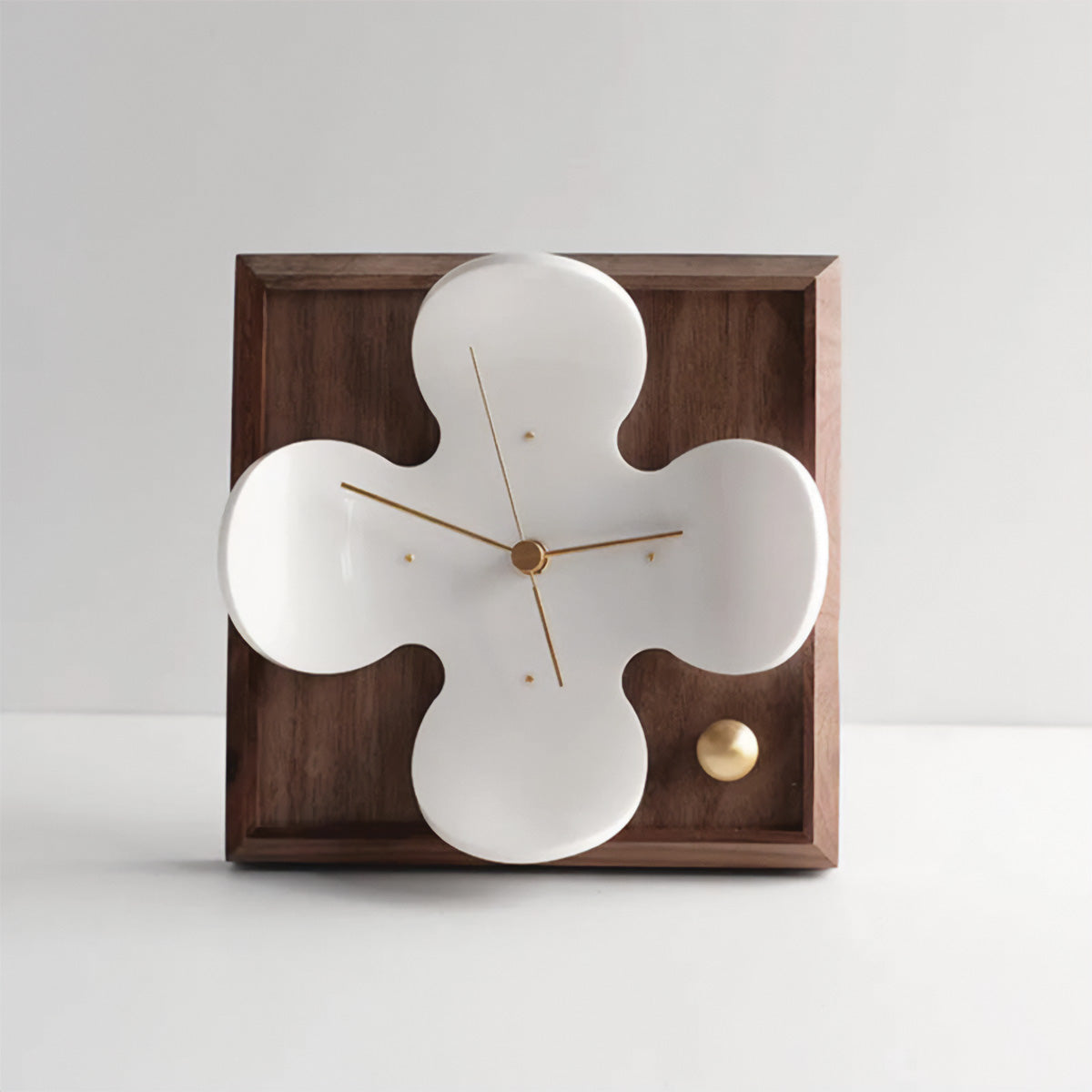 Tulipa Orologio da Parete Design per Trasformare la Tua Casa Oro Legno Uomo - - casa Decor design legno orologio parete trasformare tulipa tulipa orologio Wall Clock - Concept Palermo